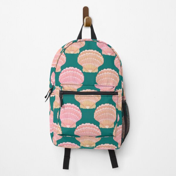 Item preview, Hawaiian Sunrise Shells on Dark Green designed and sold by PD-Coastal.