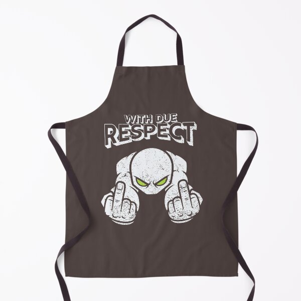Item preview, WITH DUE RESPECT – Sarcastic Alien Middle Finger | Edgy Dark Humor designed and sold by Cree8if.