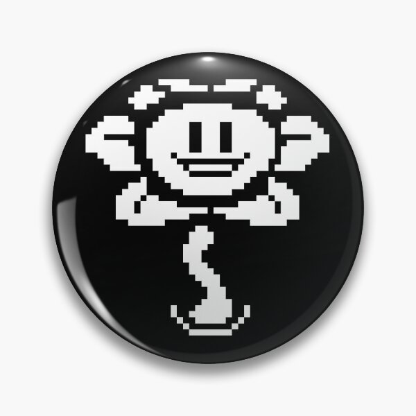 Item preview, Flowey (Undertale) - Black and White designed and sold by Assorted Designs.