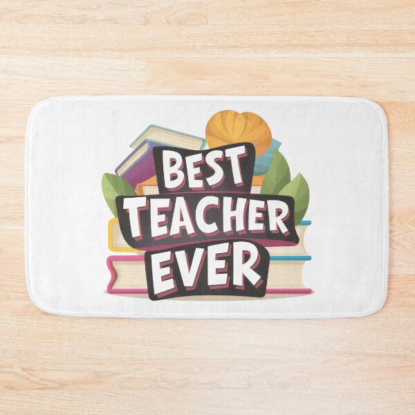 Item preview, Best Teacher Ever Cute Appreciation Gift Design designed and sold by CyfroweMysli.