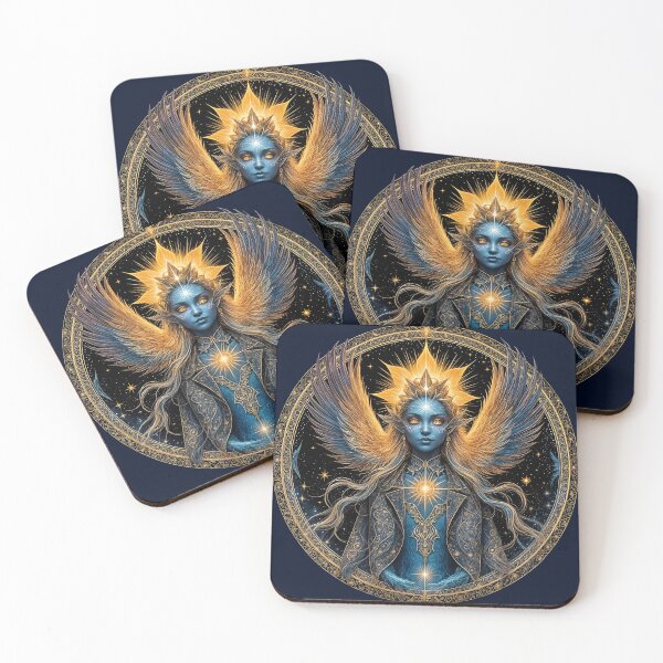 Item preview, The silence of the galaxies in the gaze of the star angel designed and sold by KunstGeist.