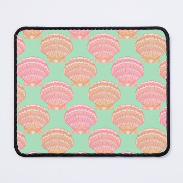 Item preview, Hawaiian Sunrise Shells on Mint Green designed and sold by PD-Coastal.