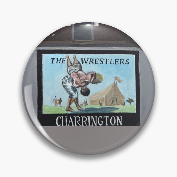 Item preview, The Wrestlers pub sign, Highgate, London. designed and sold by Aylmer Art, Aylmer Parade, N2 0PE.
