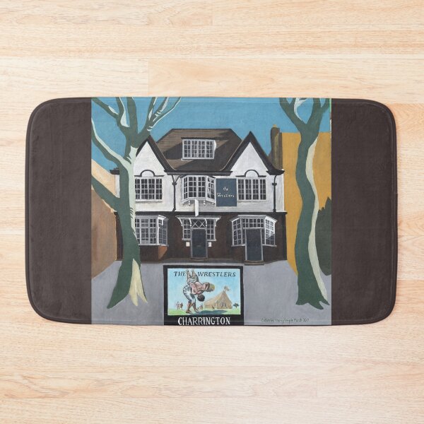Item preview, The Wrestlers pub sign, Highgate, London. designed and sold by Aylmer Art, Aylmer Parade, N2 0PE.