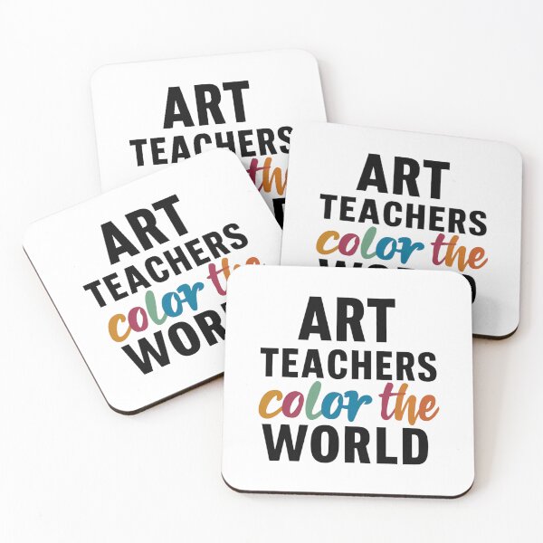 Item preview, Art Teachers Color The World Appreciation Gift Design designed and sold by CyfroweMysli.