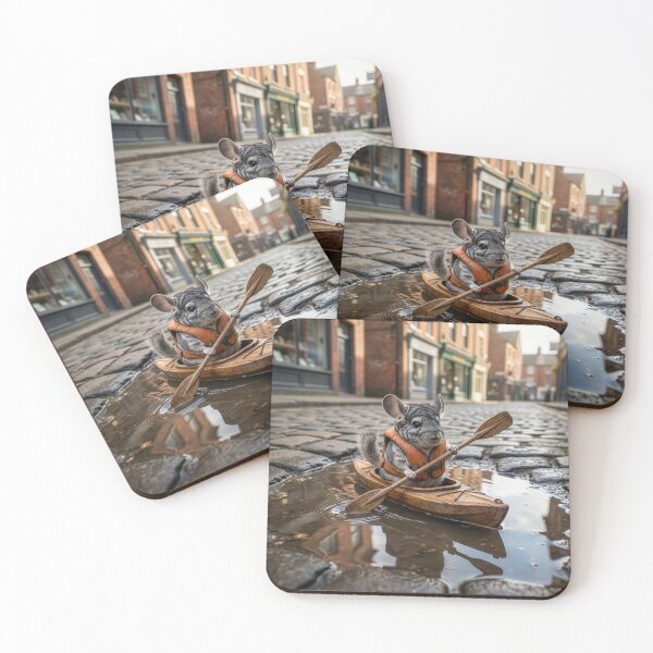 Item preview, Chinchilla Kayaks a Very Small London Puddle designed and sold by Tridentulus.