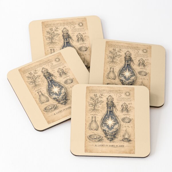 Item preview, Vintage Alchemist Phial Star Light Diagram designed and sold by agearb.