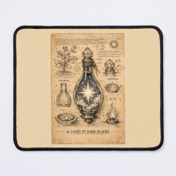 Item preview, Vintage Alchemist Phial Star Light Diagram designed and sold by agearb.