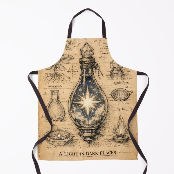 Item preview, Vintage Alchemist Phial Star Light Diagram designed and sold by agearb.