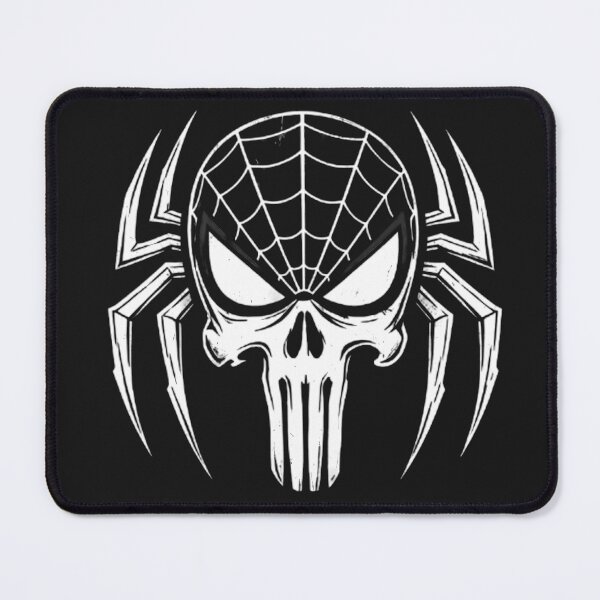 Item preview, Masked Web-Slinger Illustration | Skull & Web Dark Art Design designed and sold by LoomisDreams.