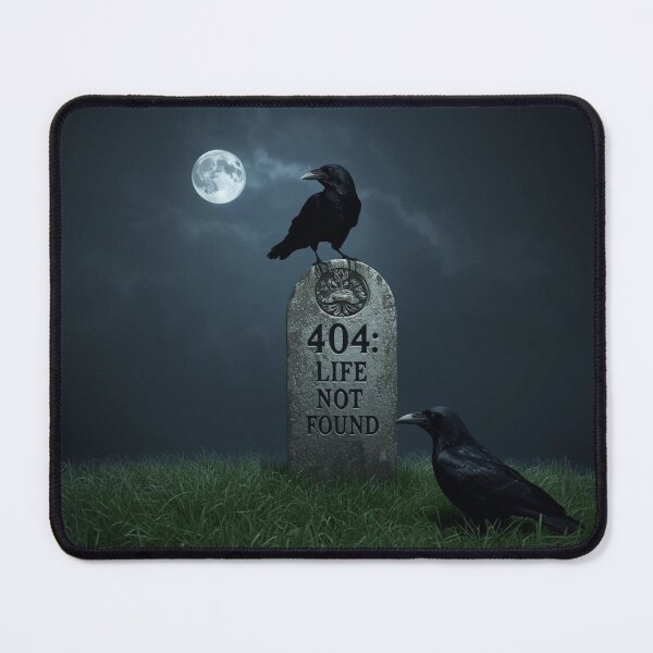 Item preview, Grave 404; Life Not Found designed and sold by PurrfectWhisper.