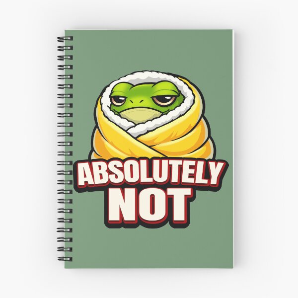 Item preview, Absolutely Not Frog – Funny Lazy Frog Meme designed and sold by RitaRuni1992.