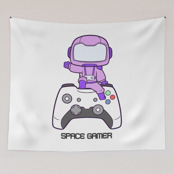 Item preview, Kawaii Astronaut Gamer Space Game Cute Gaming Aesthetic designed and sold by Hannah-Yei.
