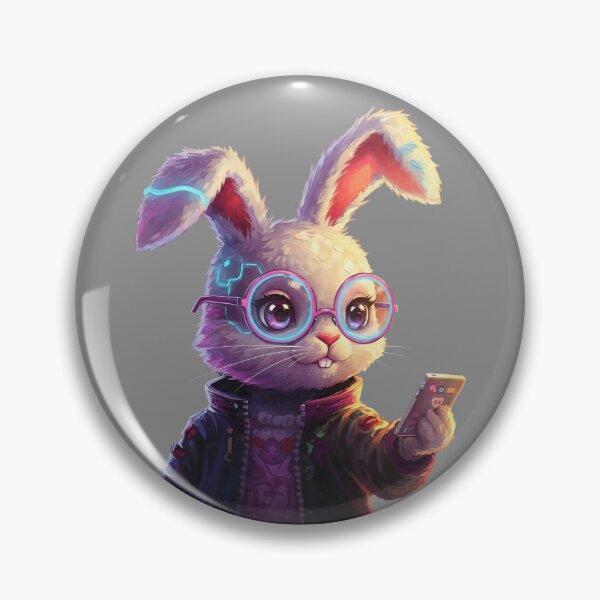 Item preview, Frankenpetz Bunnyz - Lara the Cyber-Socialite (Unit #12) designed and sold by Frankenpetz.