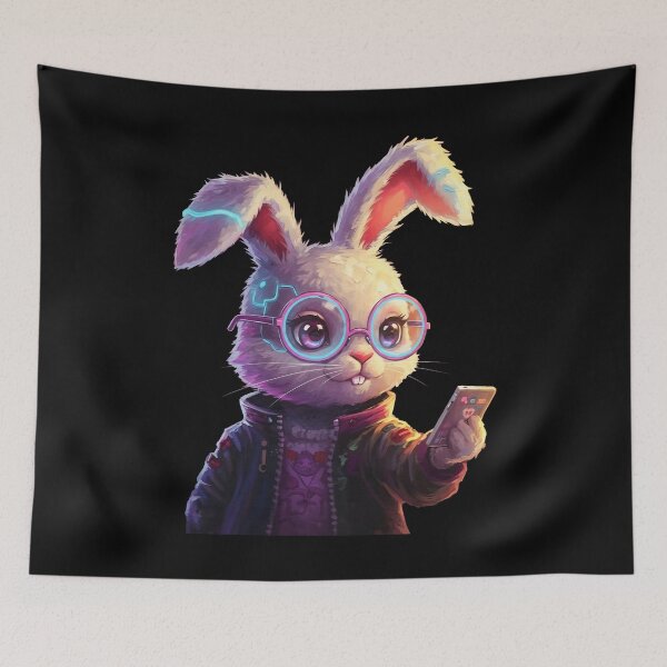 Item preview, Frankenpetz Bunnyz - Lara the Cyber-Socialite (Unit #12) designed and sold by Frankenpetz.