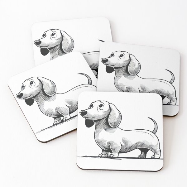 Item preview, Cute cartoon dog stands by itself designed and sold by anytka.