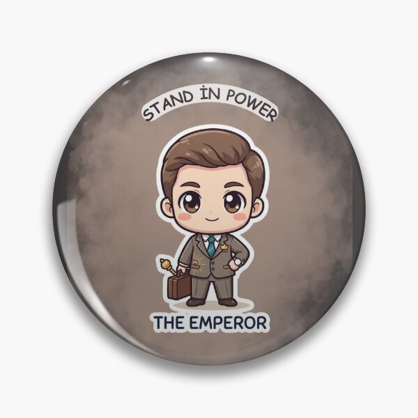 Item preview, Cute Tarot The Emperor Illustration – Stand in Power Kawaii Spiritual Art designed and sold by RositaArtStudio.
