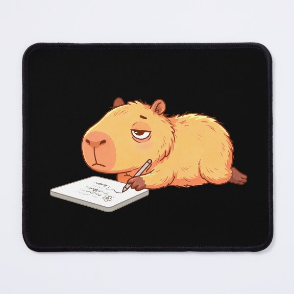 Item preview, Tired Capybara - Burnout designed and sold by DreamBrushy.