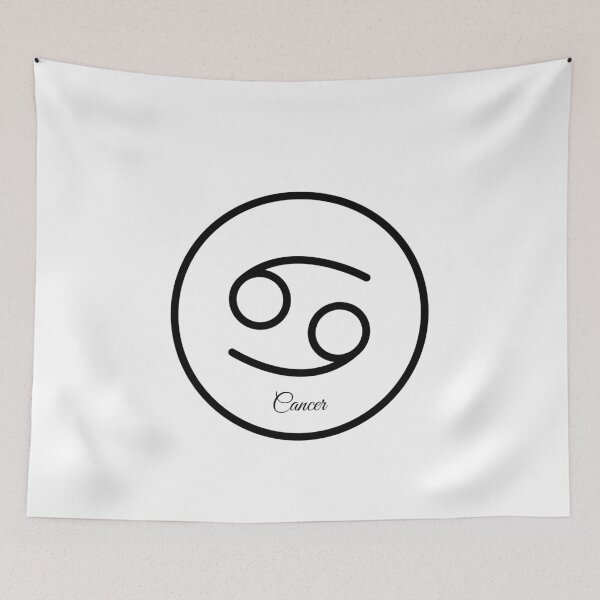 Item preview, Cancer Zodiac Sign - Minimalist Circular Symbol designed and sold by ESENIC.