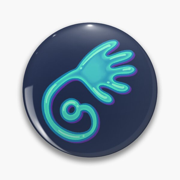 Item preview, Stretchy Sticky Hand Toy - Blue designed and sold by LowPolyPigeon.
