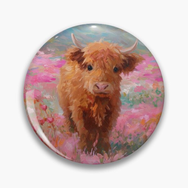 Item preview, Highland Cow Illustration designed and sold by Spring Things.