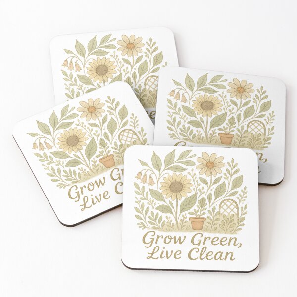 Item preview, Delicate Hand-Drawn Botanical Illustration Sticker with Eco-Friendly Vegan Quote designed and sold by DrainedUwU.