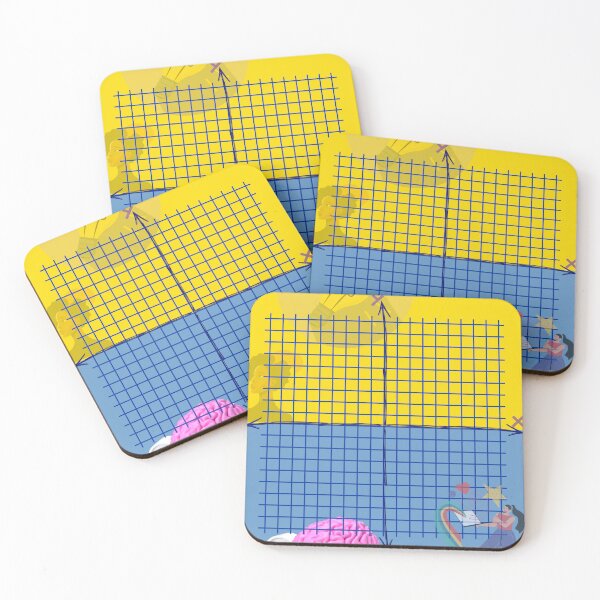 Item preview, Cheerfull 20x20 coordinate plane designed and sold by BuyBRBYTES.