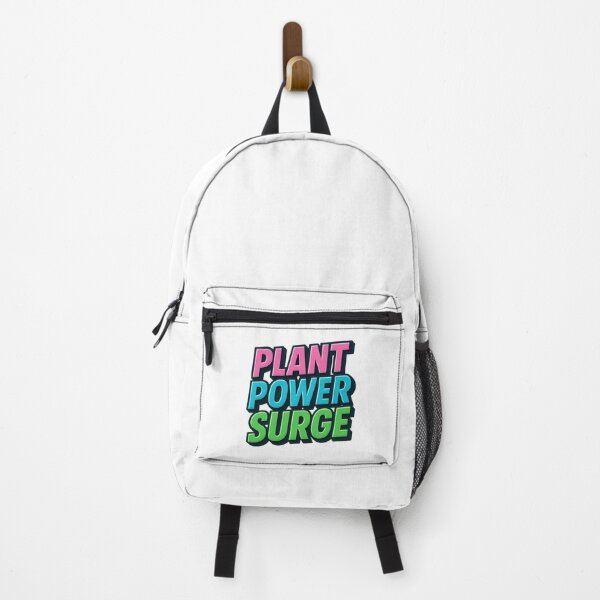 Item preview, Humorous Vegan T-Shirt Design with Bold Neon Typography - Plant Power Surge designed and sold by DrainedUwU.