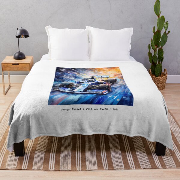 Item preview, George Russel Williams FW43B 2021 F1 Watercolour Painting Print designed and sold by PicTechNowArt.