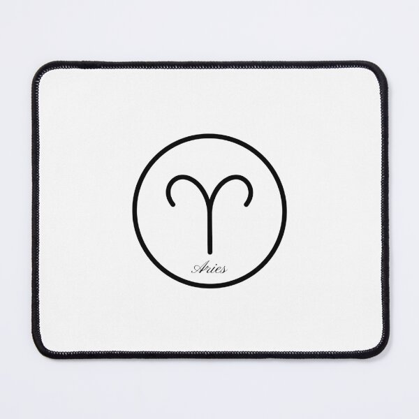 Item preview, Aries Zodiac Sign - Minimalist Circular Symbol designed and sold by ESENIC.
