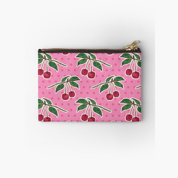 Item preview, Retro Vintage 50s cute cherries on polkadots designed and sold by Goddessart.