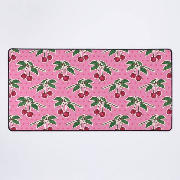 Item preview, Retro Vintage 50s cute cherries on polkadots designed and sold by Goddessart.