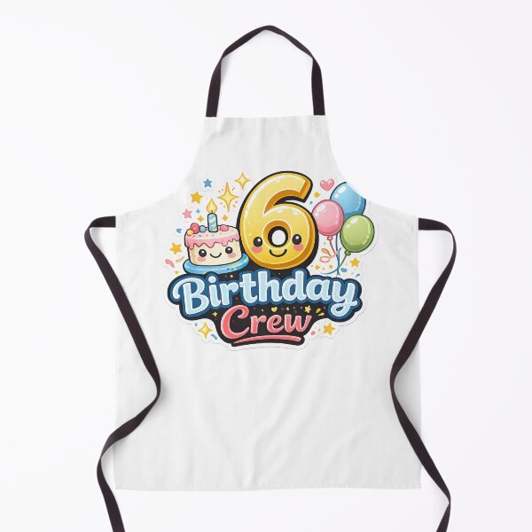 Item preview, 6th Birthday Crew Cute Kawaii Party Shirt Design designed and sold by CLOUTKULT.