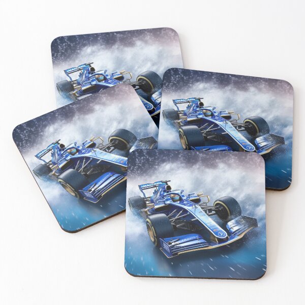 Item preview, George Russel Williams FW43B 2021 F1 Watercolour Painting Print designed and sold by PicTechNowArt.
