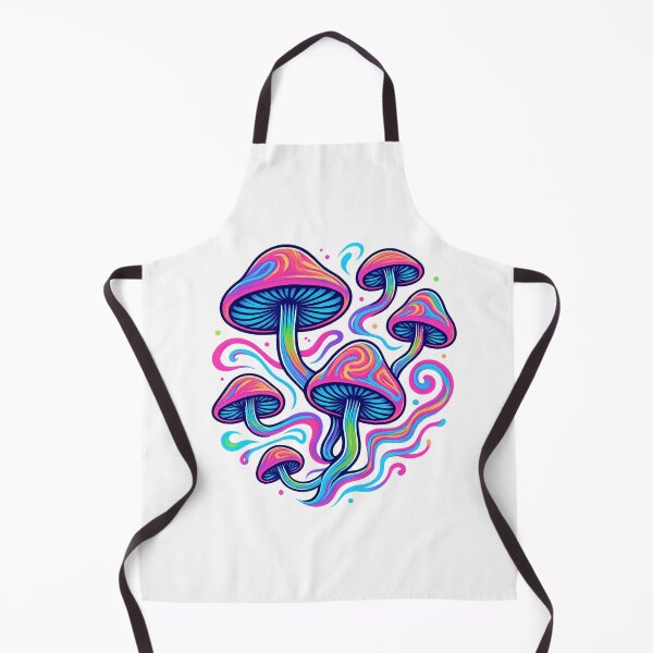Item preview, Vibrant Psychedelic Mushroom Illustration for Counterculture Art & T-Shirts designed and sold by DrainedUwU.