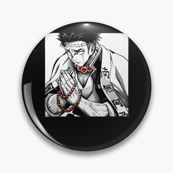 Item preview, Namu Amida Butsu Gyomei Himejima Demon Slayer  designed and sold by visionsunveiled.