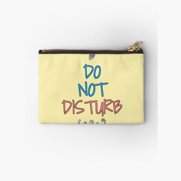 Item preview, “Do Not Disturb” minimalist phrase privacy humor introvert work home original gift designed and sold by AstronautMerch.