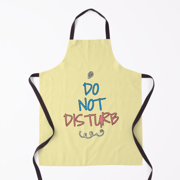 Item preview, “Do Not Disturb” minimalist phrase privacy humor introvert work home original gift designed and sold by AstronautMerch.
