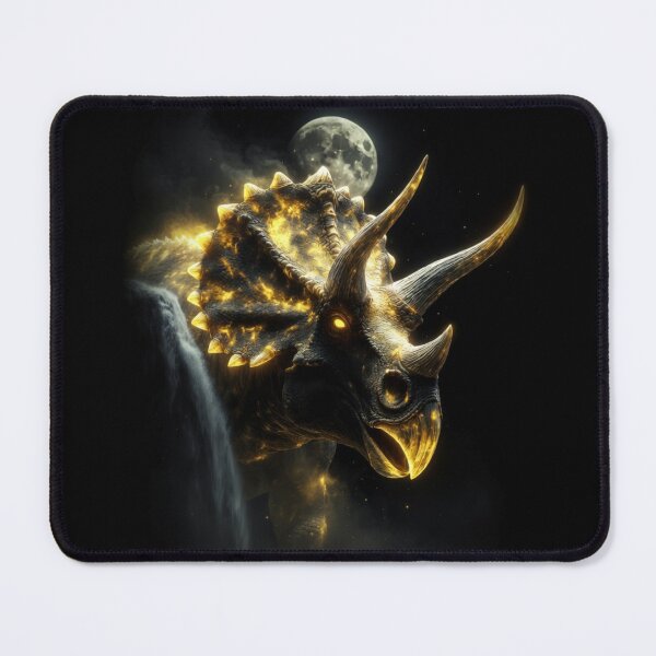 Item preview, Glowing Triceratops Dinosaur Shirt Mystical Night Scene designed and sold by Syrupulse.