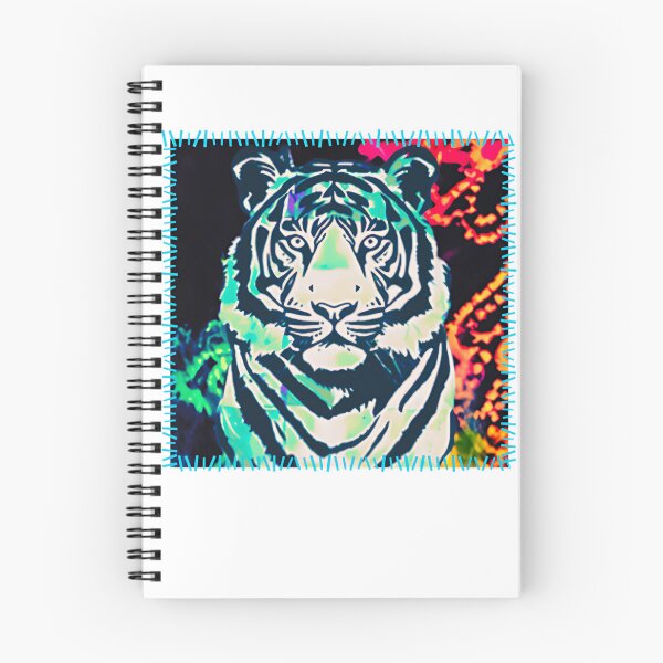 Item preview, colorful tiger designed and sold by wondersarbear.