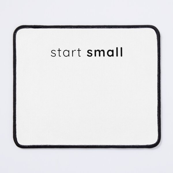 Item preview, Start Small – Minimal Motivational Quote Design designed and sold by Lynn Creates.