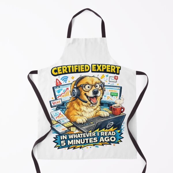 Item preview, Certified Expert Dog Meme designed and sold by rocknrollstyles.