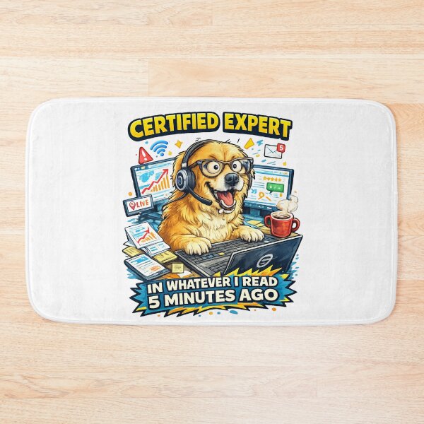 Item preview, Meme del perro experto certificado designed and sold by rocknrollstyles.