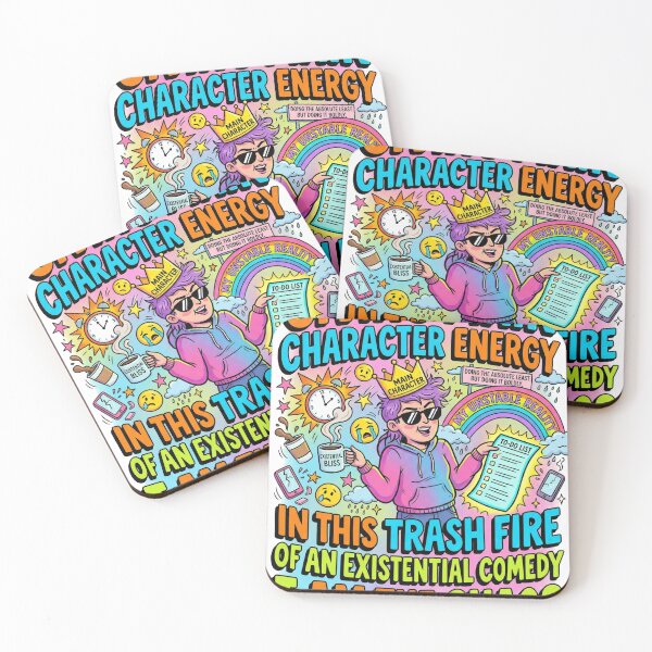 Item preview, main character energy — viral meme statement design designed and sold by  ViralVisionsCreating .