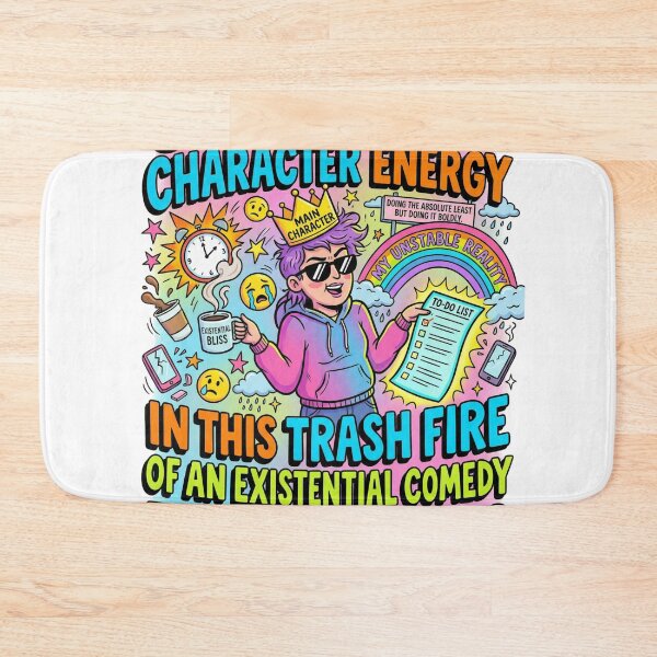 Item preview, main character energy — viral meme statement design designed and sold by  ViralVisionsCreating .