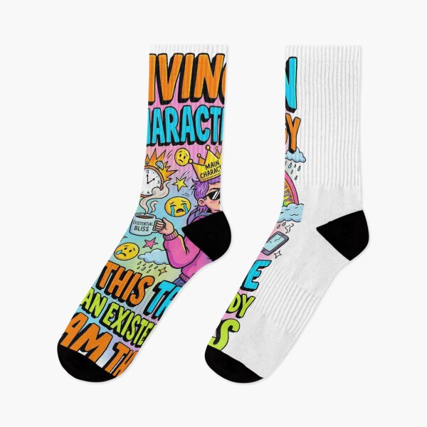 Item preview, main character energy — viral meme statement design designed and sold by  ViralVisionsCreating .