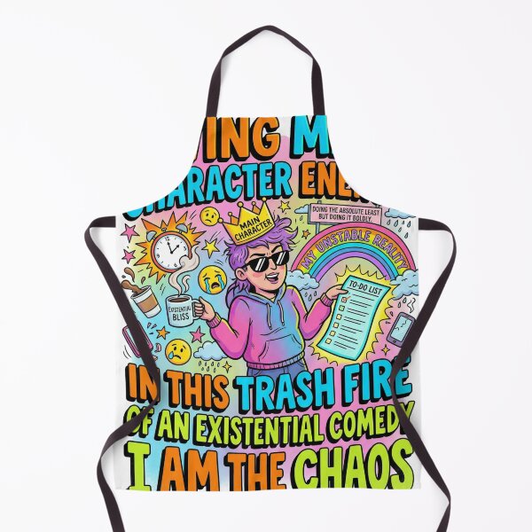 Item preview, main character energy — viral meme statement design designed and sold by  ViralVisionsCreating .