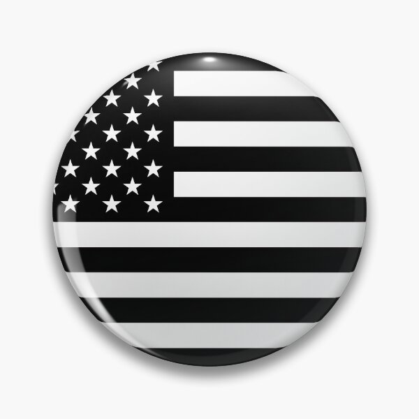 Item preview, Black and White USA Flag American Heritage designed and sold by NTGUILTY.