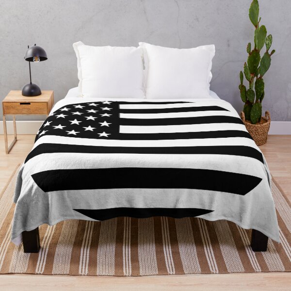 Item preview, Black and White USA Flag American Heritage designed and sold by NTGUILTY.
