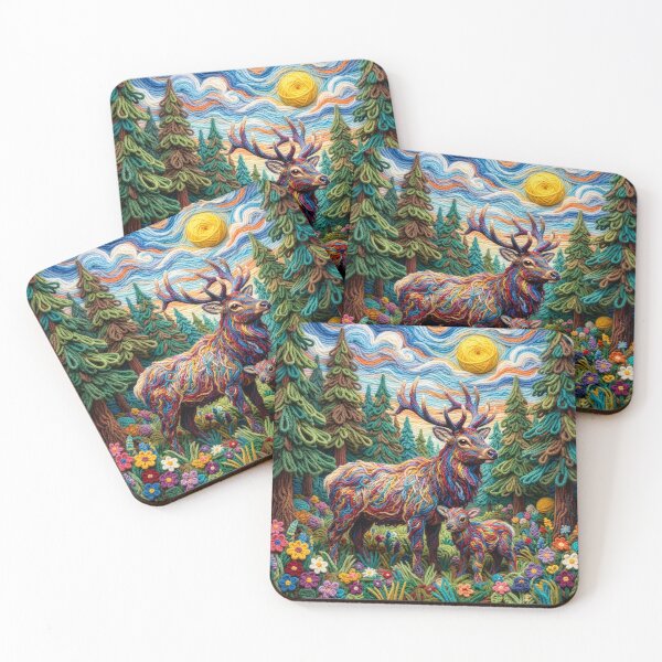 Item preview, Yarn Elk and Yarn Calf designed and sold by Tridentulus.